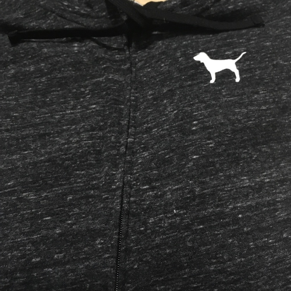 Pink by Victoria’s Secret dark gray hoodie